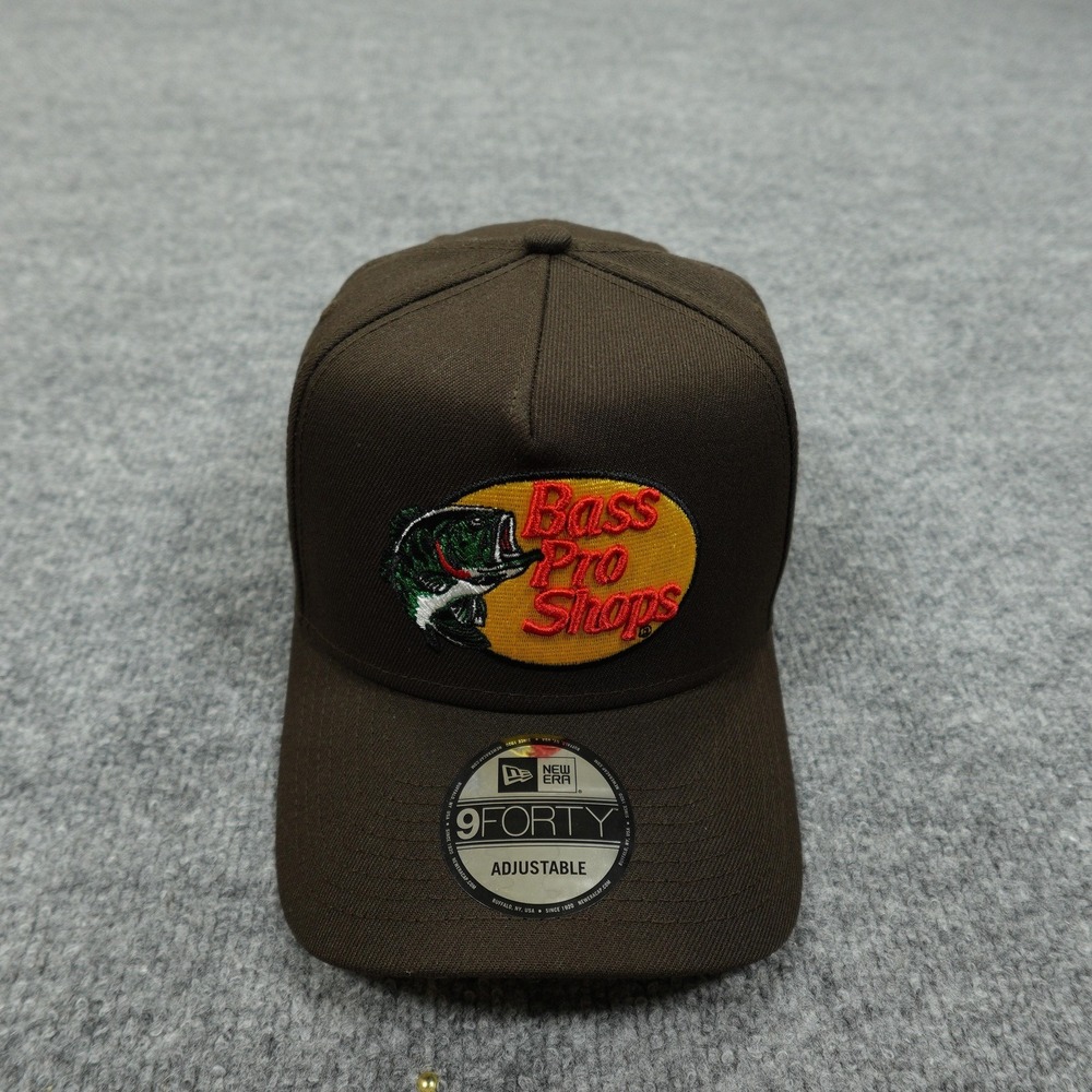 Bass Pro Shops Hat Cap Snap Back Mens One Size Brown New Era 9FORTY Adjustable